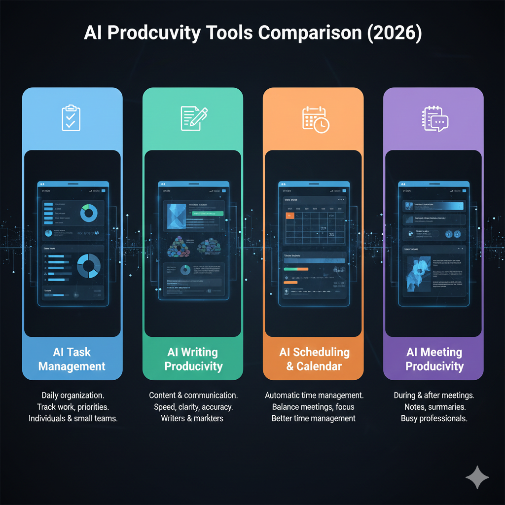 AI Productivity Tools Comparison (2026)