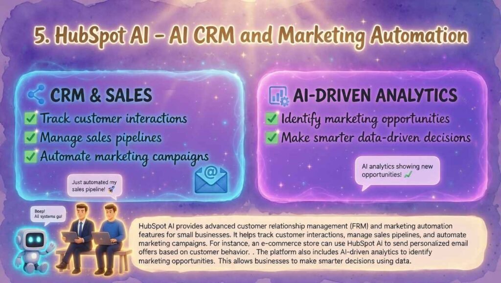 hubspot ai – ai crm and marketing automation