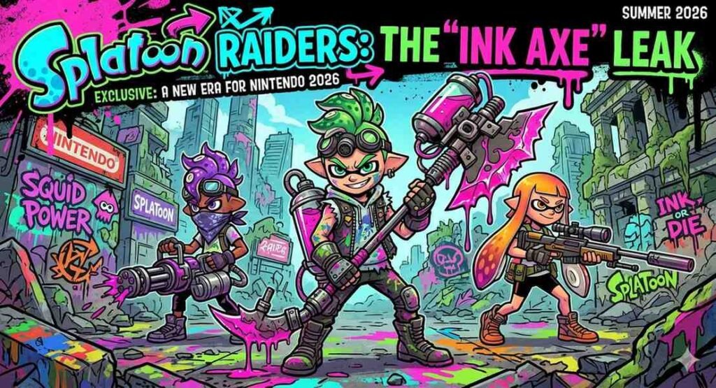 splatoon raiders release date & the ink axe leak a new era for nintendo